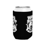 Can Cooler — "Who's Right? Podcast" Logo Koozie