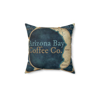 Arizona Bay Coffee - Spun Polyester Square Pillow