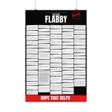 Dear Flabby Questions Poster — Matte Vertical Poster