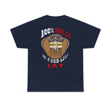 Logo Front/If Food Will Eat on Back (Unisex Heavy Cotton Tee)
