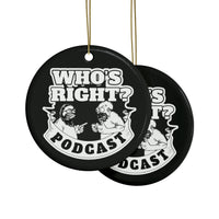 Who's Right Logo - Xmas Ornament
